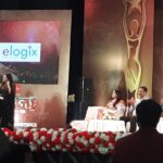 CEO Pradip Chanda reresenting Elogix to collect Tumi e Ananya awards.